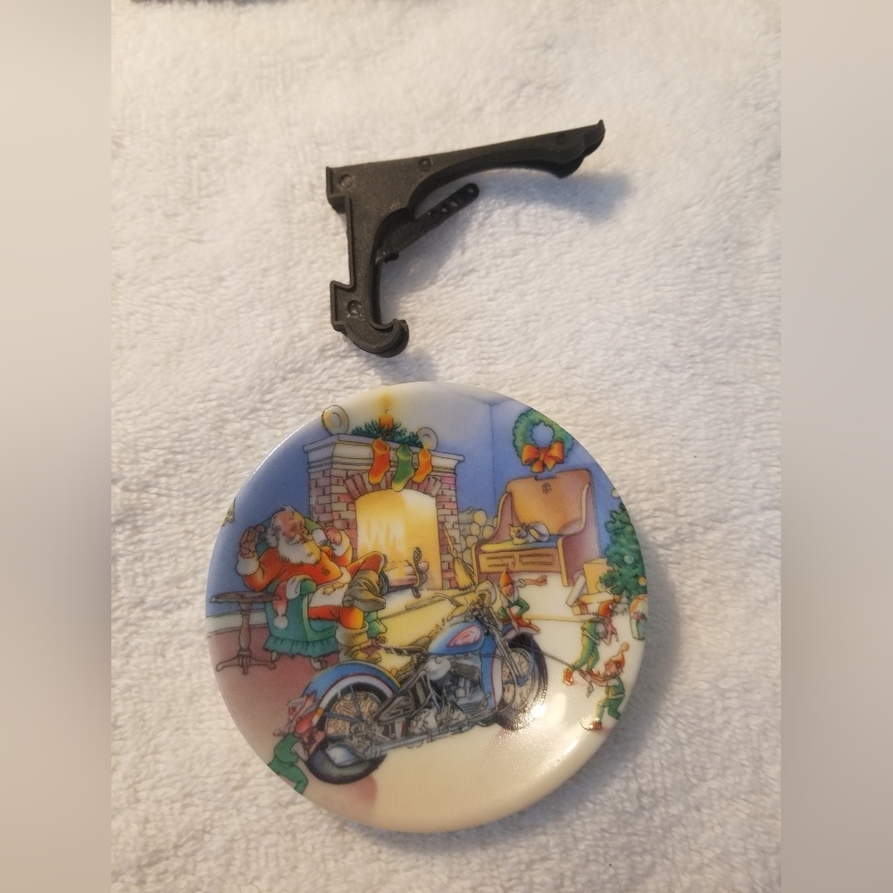 1993 Harley Davidson Limited Edition Mini plate Christmas ornament